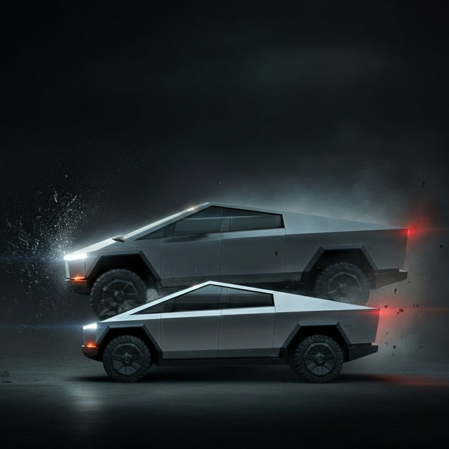 Tesla Cybertruck får et bump fra en episk fejlet Dodge Charger