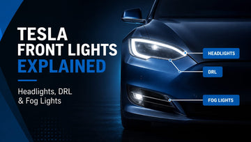Tesla Front Lights Explained: Headlights, DRL & Fog Lights - Tesery Official Store