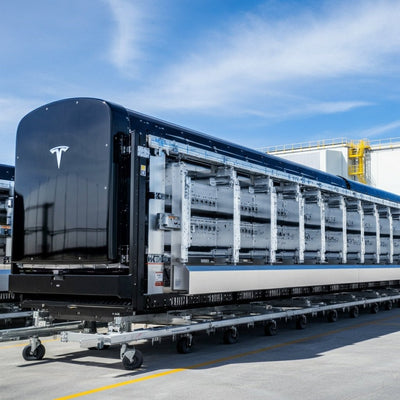 Tesla Lathrop Megafactory celebra marco importante com a bateria Megapack gigante