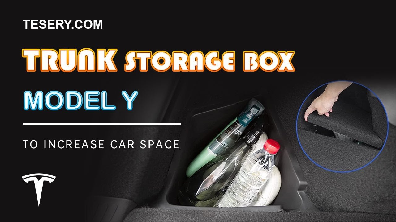 Tesla Model Y Trunk Storagebox—Must have for Tesla owners - Tesery Official Store