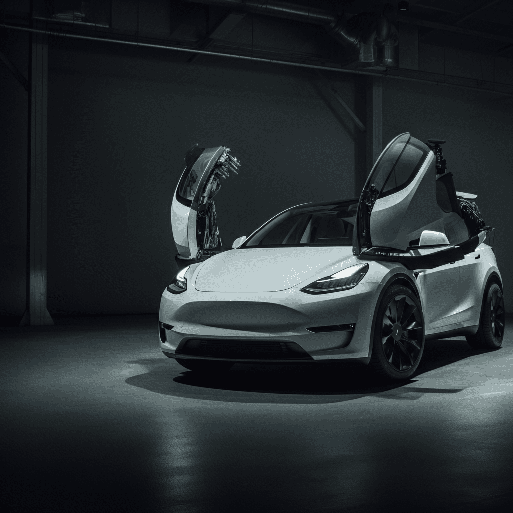Tesla Rear Camera Washer Tesla Robotaxi Unveils Exclusive Camera Washer Hardware Not Found on C