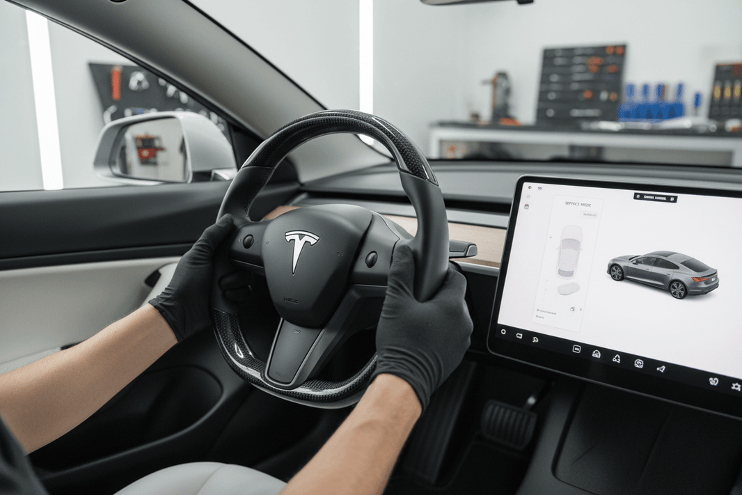 Tesla Stering Less Car Tesla Steering Wheel Replacement Guide: Model 3 & Model Y (Safe DIY ...