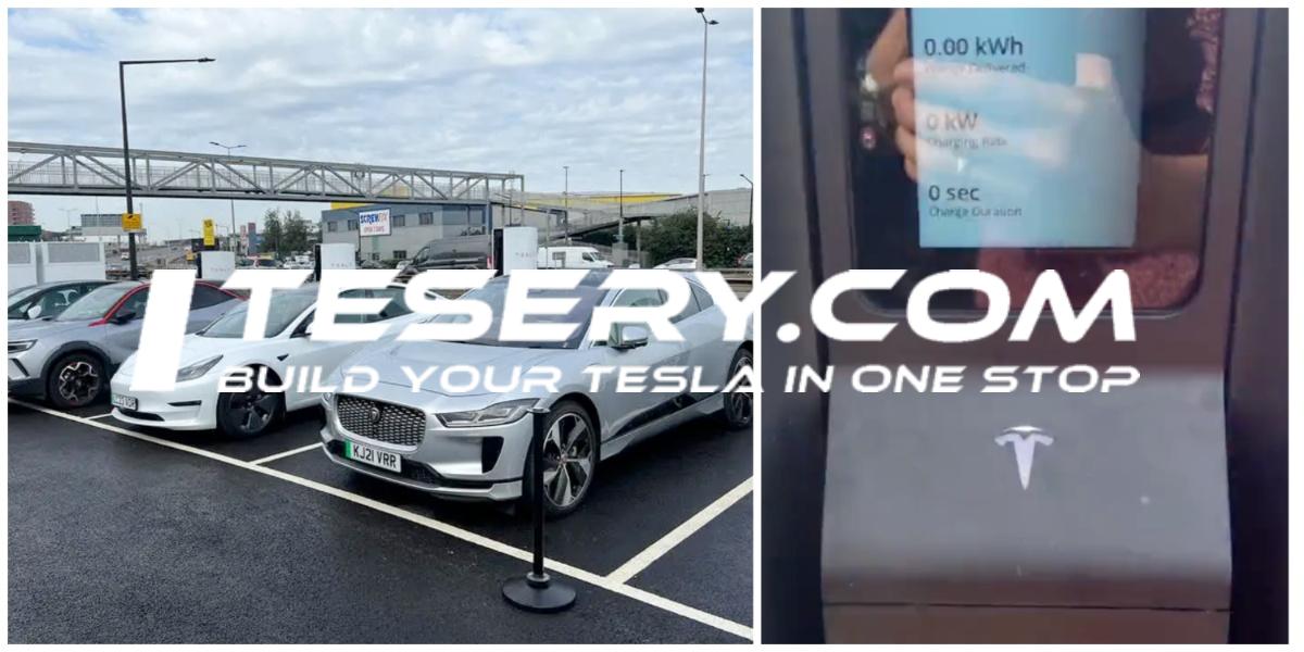 Tesla Unveils World's First V4 Supercharger with Contactless Payment in UK - Tesery Official Store