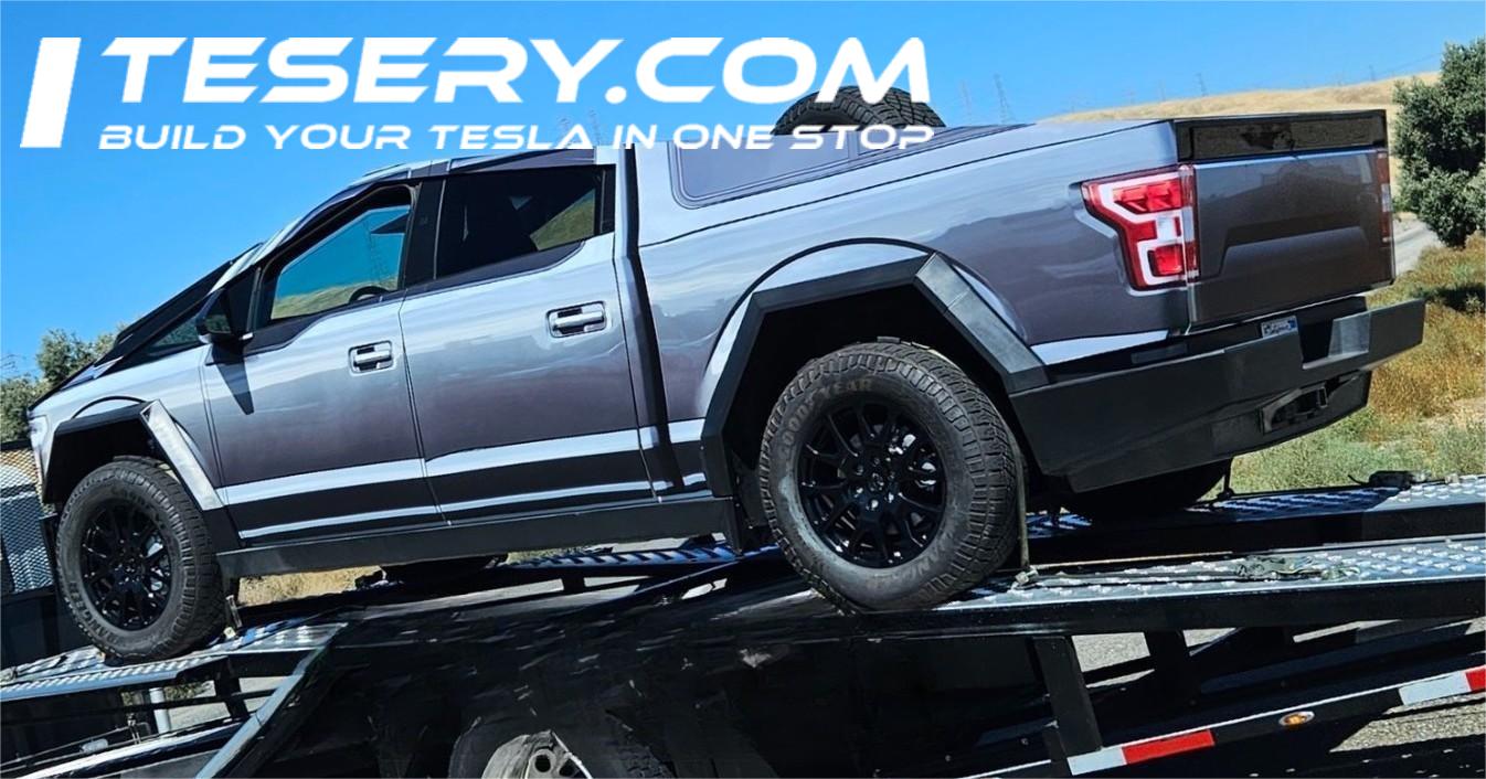 Tesla's Hilarious Troll: Cybertruck Disguised as F-150 Hits the Streets! - Tesery Official Store