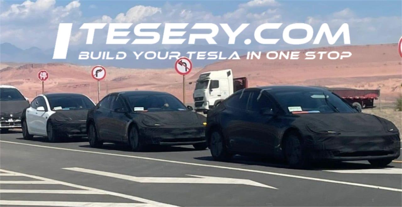 Tesla's New Model 3 'Highland' Nears Production: Spotted in Testing in China - Tesery Official Store