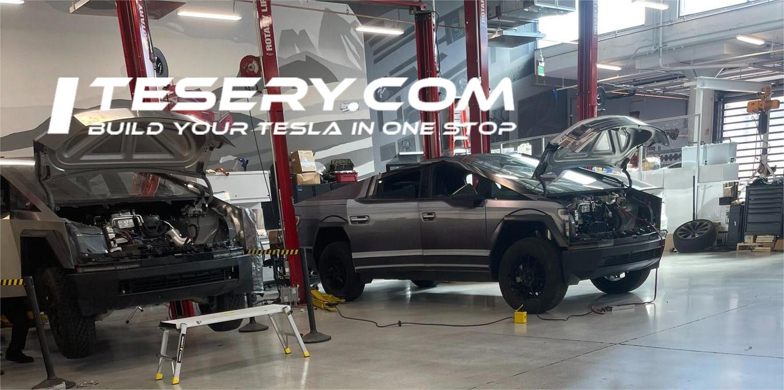 Tesla's Playful Twist: Cybertruck Camouflaged as Ford F-150 Lightning - Tesery Official Store