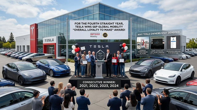 Tesla's Reign Continues: Automaker Secures Top Brand Loyalty Award for Fourth Consecutive Year