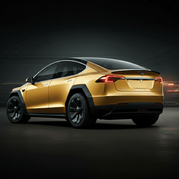 Tesla's Robotaxi Revolution Begins: Cybercab Enters Mass Production with a Surprising Glossy Gold Finish - Tesery Official Store