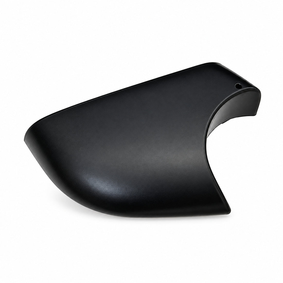 Matte black left lower mirror cover for Tesla Model Y 2020–2026 including Juniper