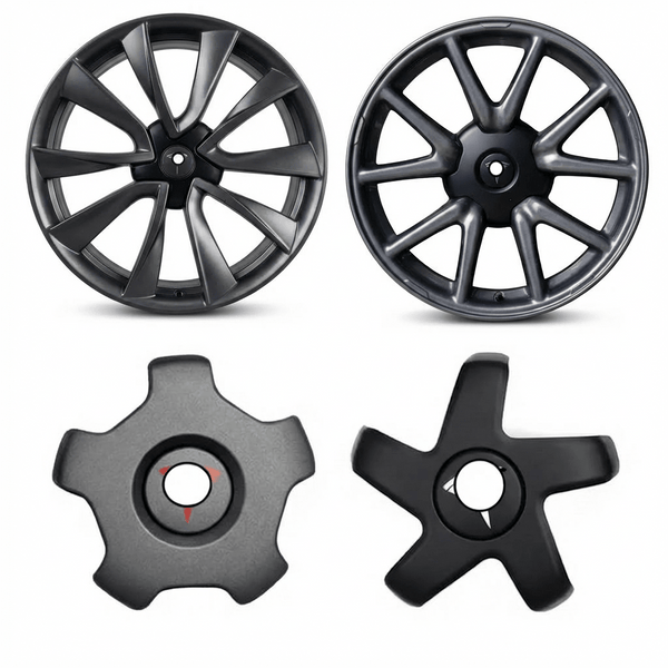 18" & 19” Hub Center Caps for Model 3 (2017 - 2023) | Quick - Snap & Tool - Free - Tesery Official Store