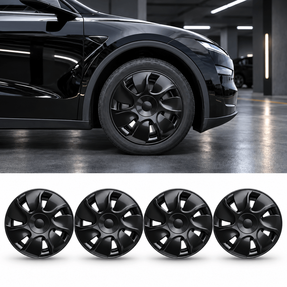 18″ Cyclone Wheel Covers for Tesla Model Y Standard 2026+ (4PCS) - Tesery Official Store