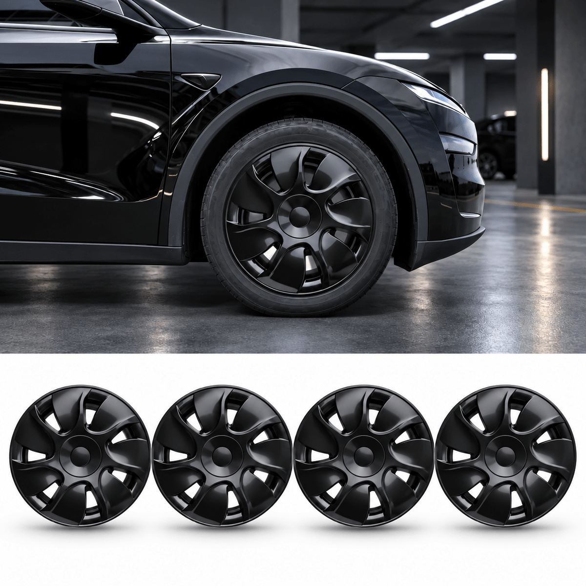 18″ Cyclone Wheel Covers for Tesla Model Y Standard 2026+ (4PCS) - Tesery Official Store
