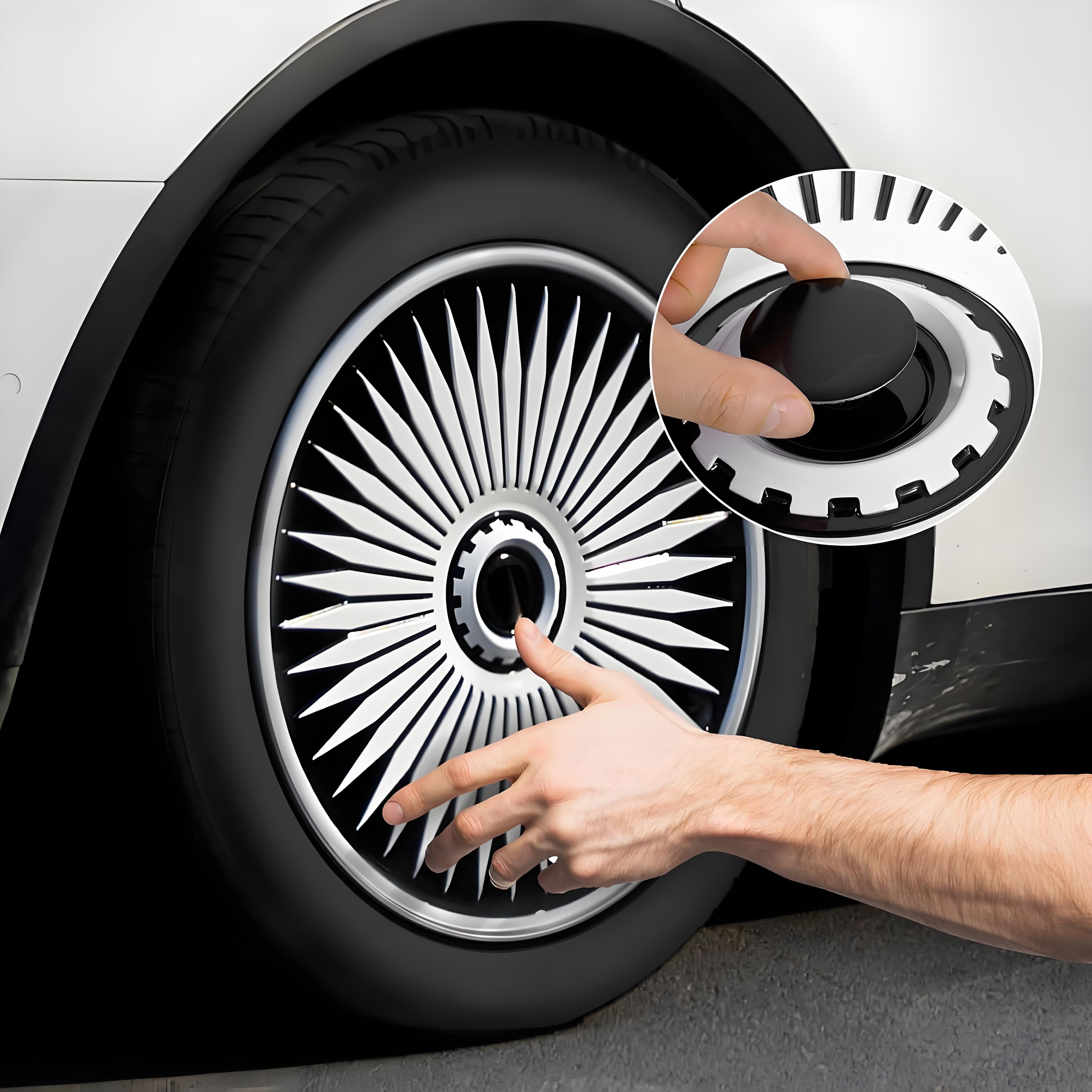 TESERY 19″ Wheel Covers for Model 3 (4PCS)