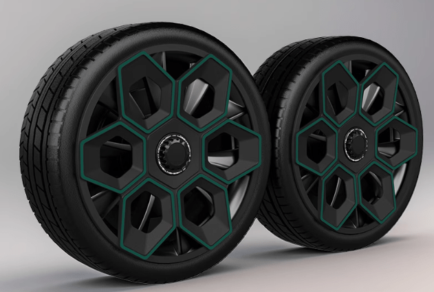 2025年テスラモデルYジュニパー用19インチホイールカバー｜センター