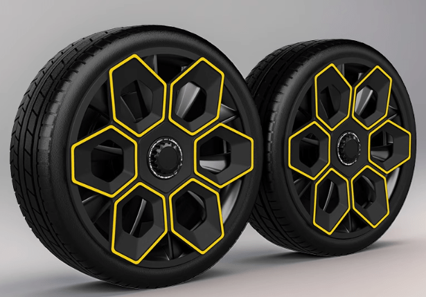 Copricerchi Tesla Model Y 19 Pollici FORAUTOMOD – Set Da 4 In Nero Opaco, Compatibili 2021-2024 - 2