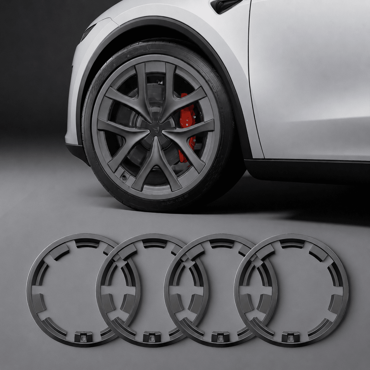 21'' Arachnid 2.0 Wheels Rim Protectors for Model Y Juniper Performance | Tesery - Tesery Official Store
