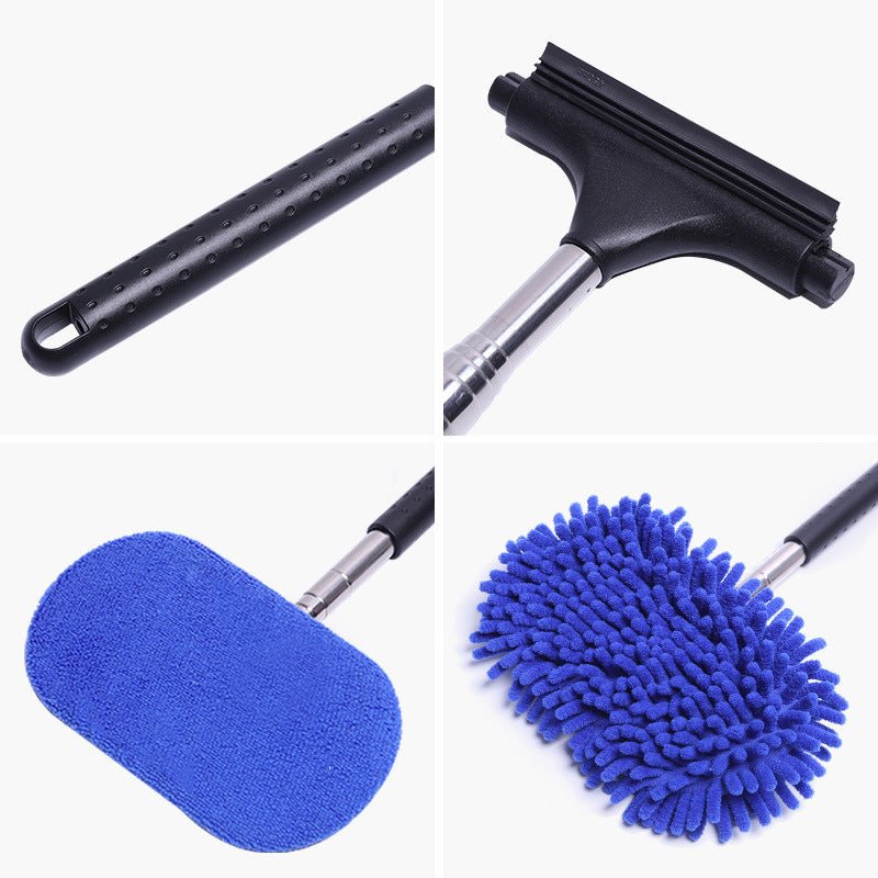 3-in-1 Car Window Wiper with Extendable Handle | 180° Rotating – Tesery