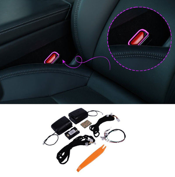 64 - Color RGB Seat Belt Buckle Ambient Light Kit for Tesla Model 3 Highland & Model Y Juniper - Tesery Official Store