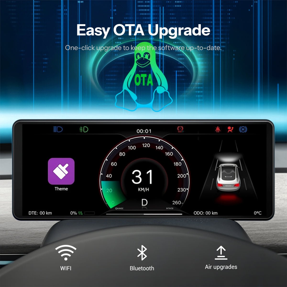 6.86'' Steering Instrument Cluster Display for Tesla Model 3 / Model Y - Tesery Official Store