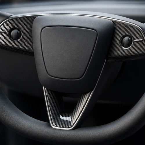 ABS Steering Wheel Button & V-Shape Trim Cover for Model Y Juniper | Tesery