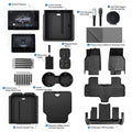 Numbered collage showing the twelve accessory categories in the Model YL starter bundle.