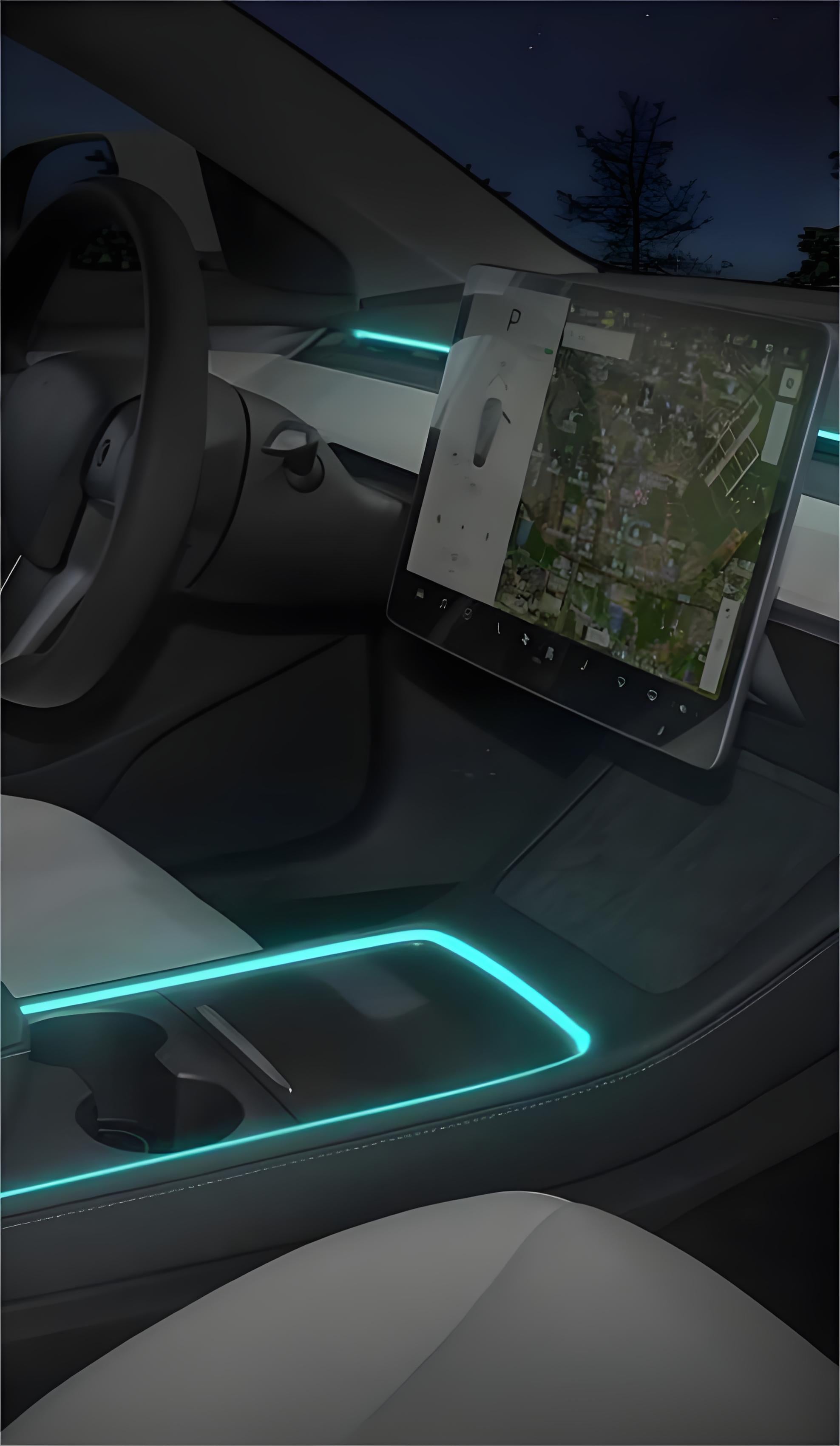 Ambient Lighting LED Strip for Tesla Model Y Model 3