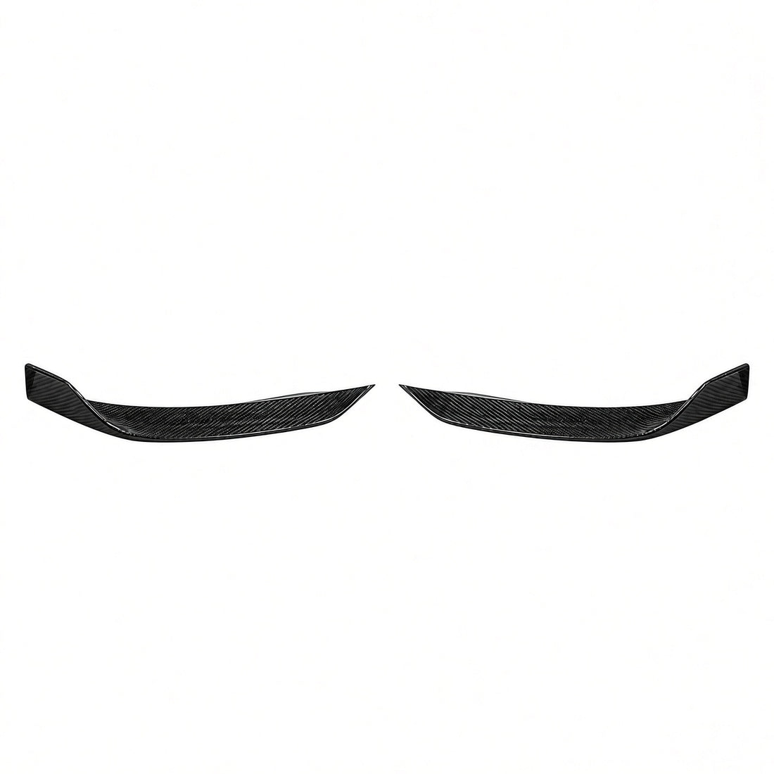 Real Carbon Fiber Front Bumper Corner Trim for Model Y Juniper / Model 3 Highland