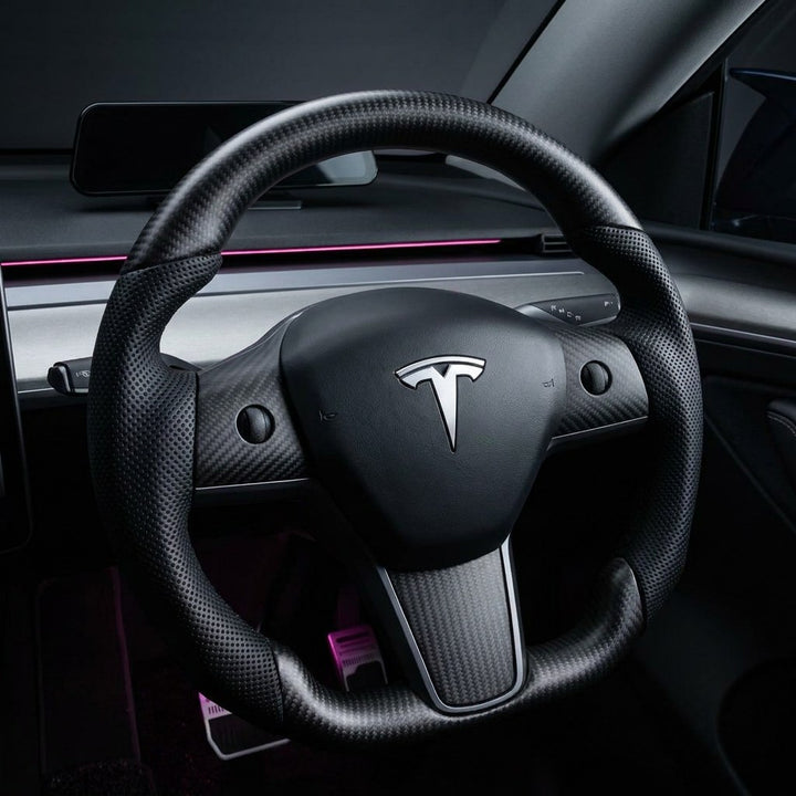 Carbon Fiber Sport Steering Wheel for Tesla Model 3 / Y 【Style 39】