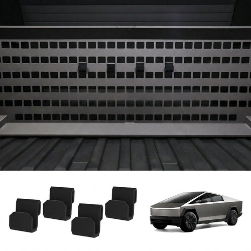 Heavy-Duty Molle Hooks for Cybertruck Vault (4 PCS) | Cargo Divider