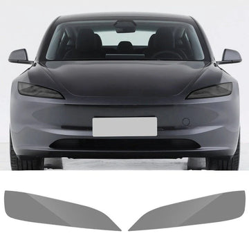 Pre-Cut TPU Headlight Protection Film for Model 3 | Clear, Smoked & Photochromic