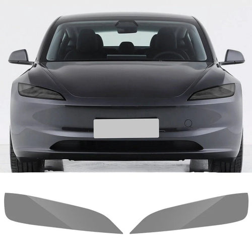 Pre-Cut TPU Headlight Protection Film for Model 3 | Clear, Smoked & Photochromic