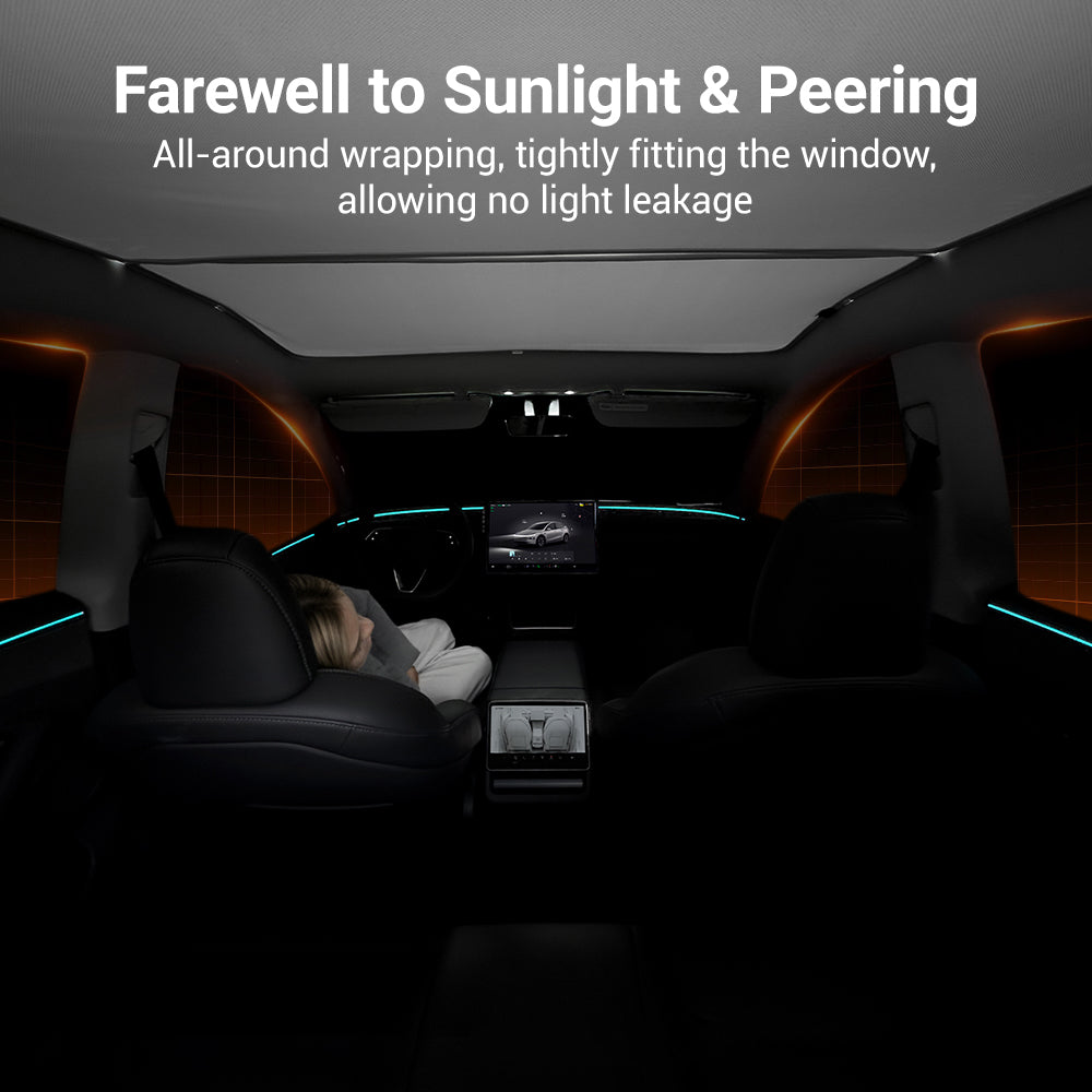 Privacy Side Window Shades for Model Y Juniper & Model 3 Highland