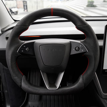 Sport Carbon Fiber Steering Wheel for Model 3 Highland / Model Y Juniper