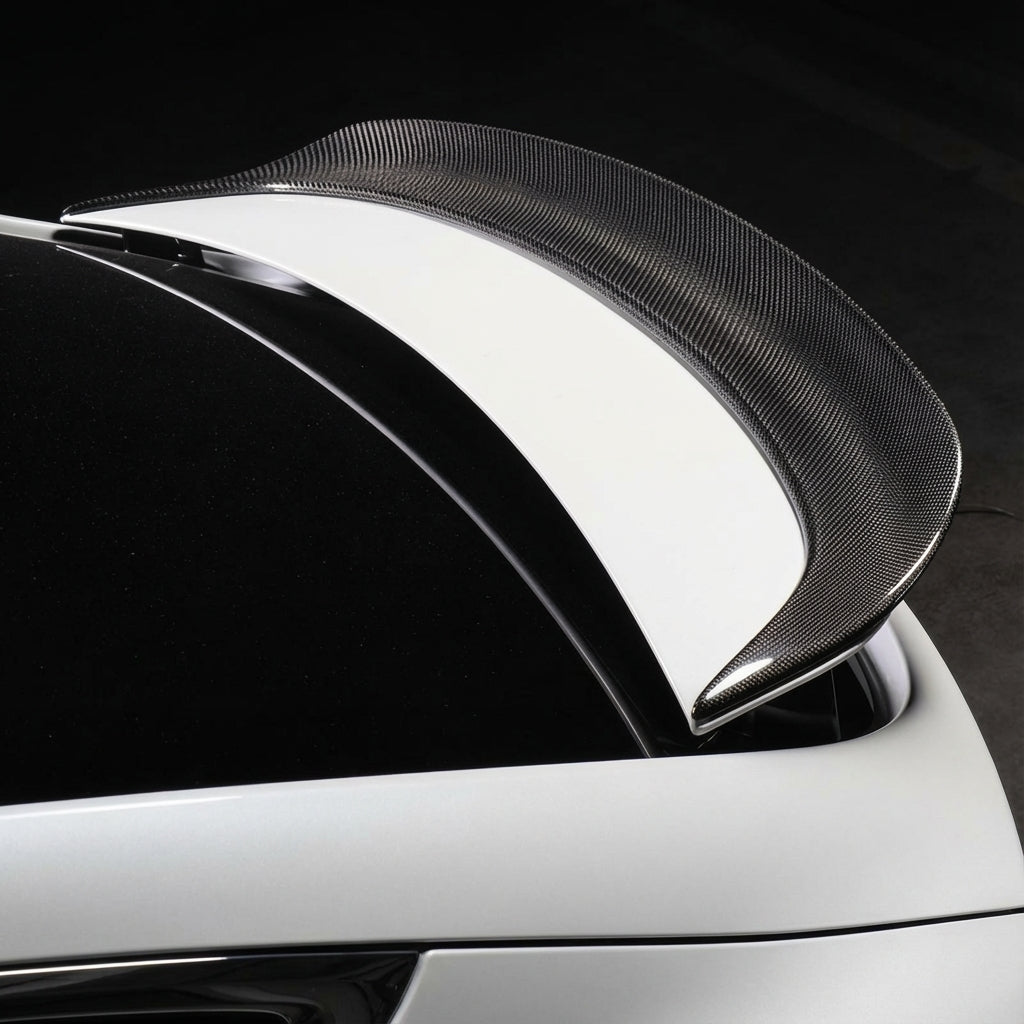 Dry Carbon Fiber Spoiler R-Style for Model X 2023-2025 | Tesery