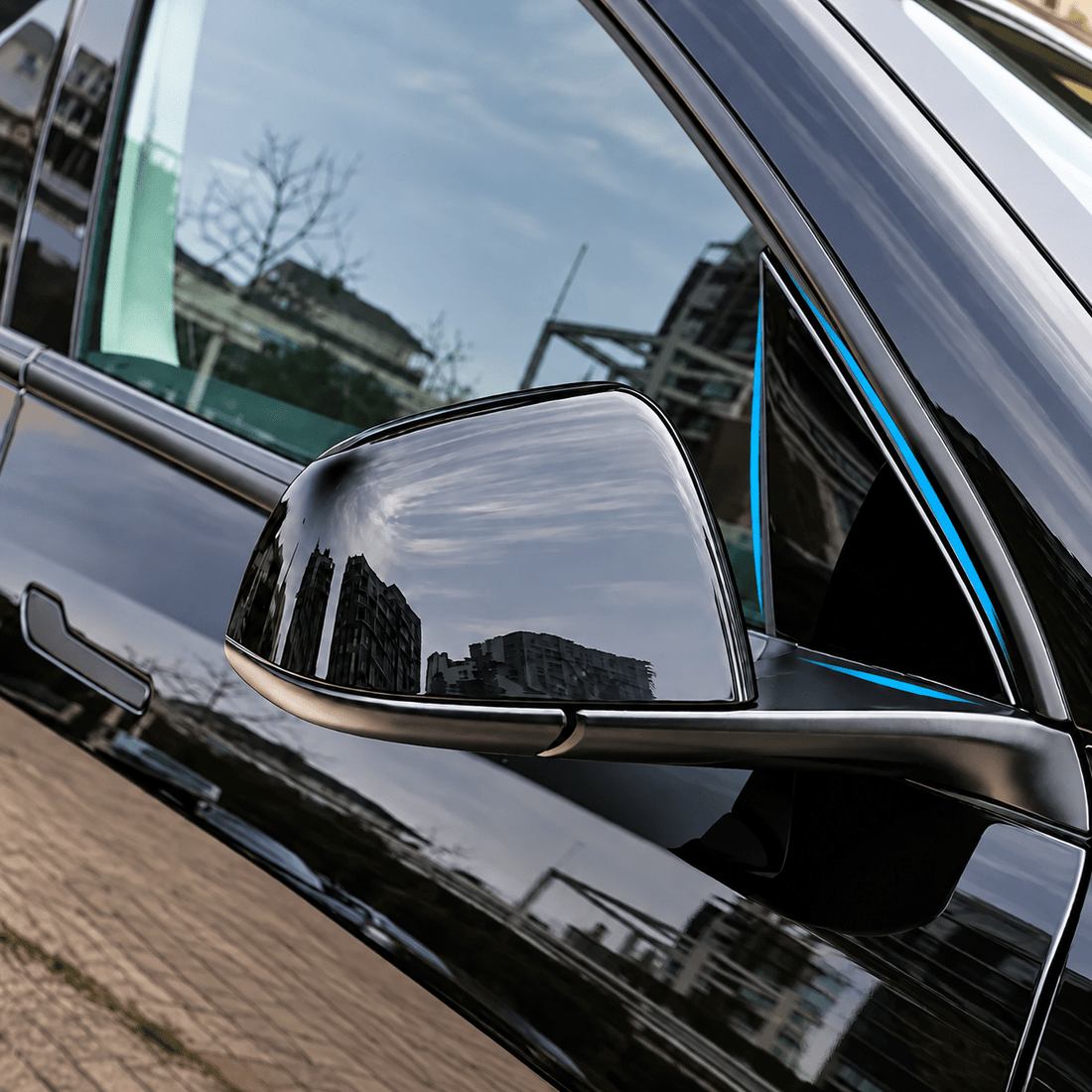 A-Pillar Mirror Trim for Tesla Model Y (2020-ON) - Tesery Official Store