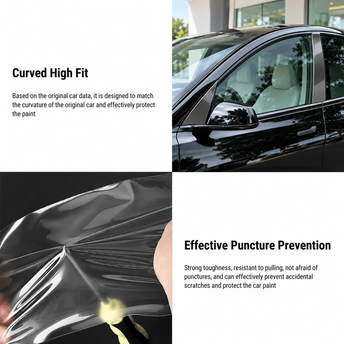 AB-Pillar Protection Film for Tesla Model 3 Highland / Model Y Juniper/ Model YL - Tesery Official Store