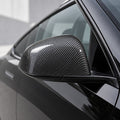ABS Mirror Covers for Model 3/Y | 4 Finishes | 3M Tape | Scratch Protection | 3 Versions - Tesery Official Store
