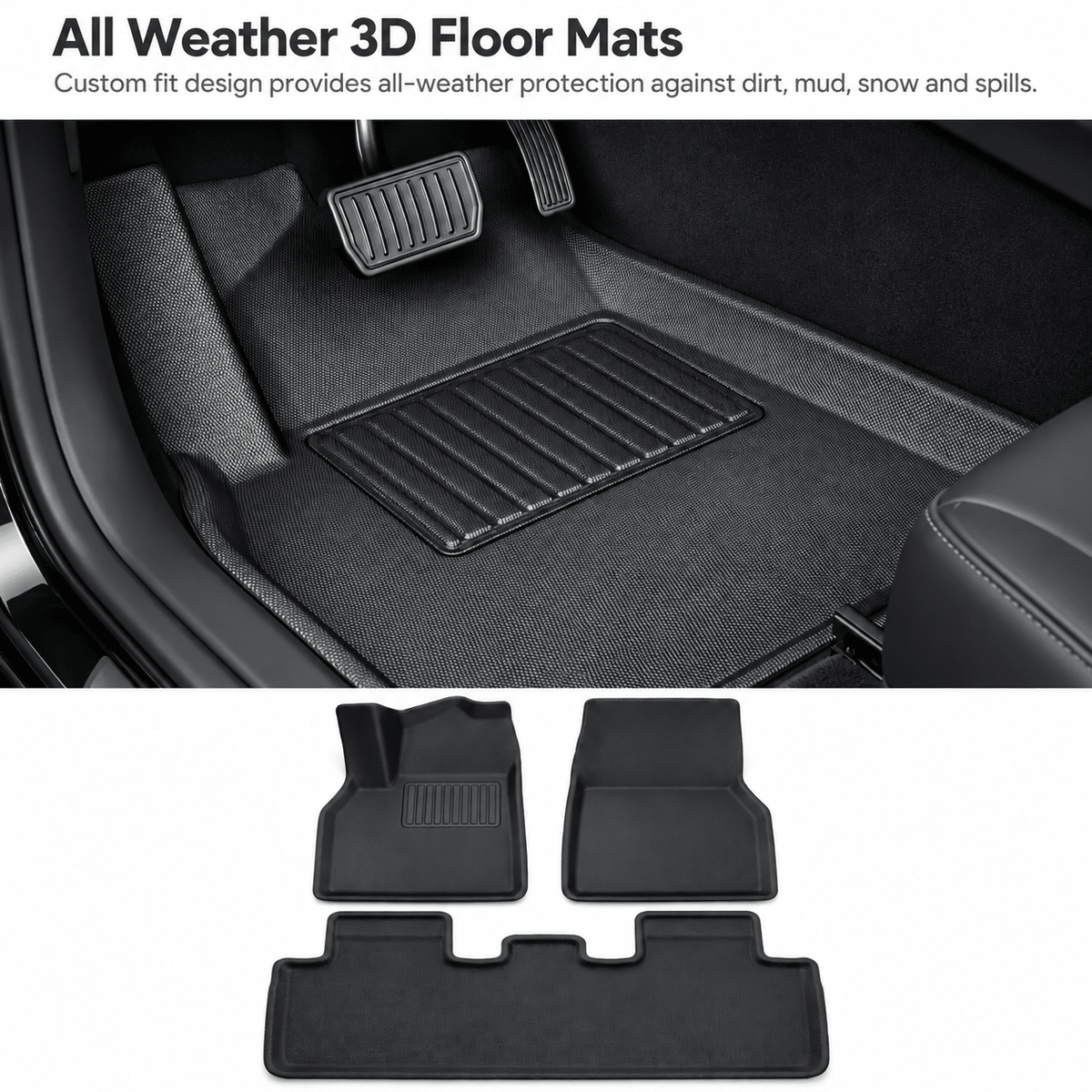 Accessories Kit for Tesla Model Y Premium (2025+) – 13-Piece Must-Have Bundle for New Owners - Tesery Official Store