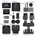 Numbered collage showing the twelve accessory categories in the Model YL starter bundle.