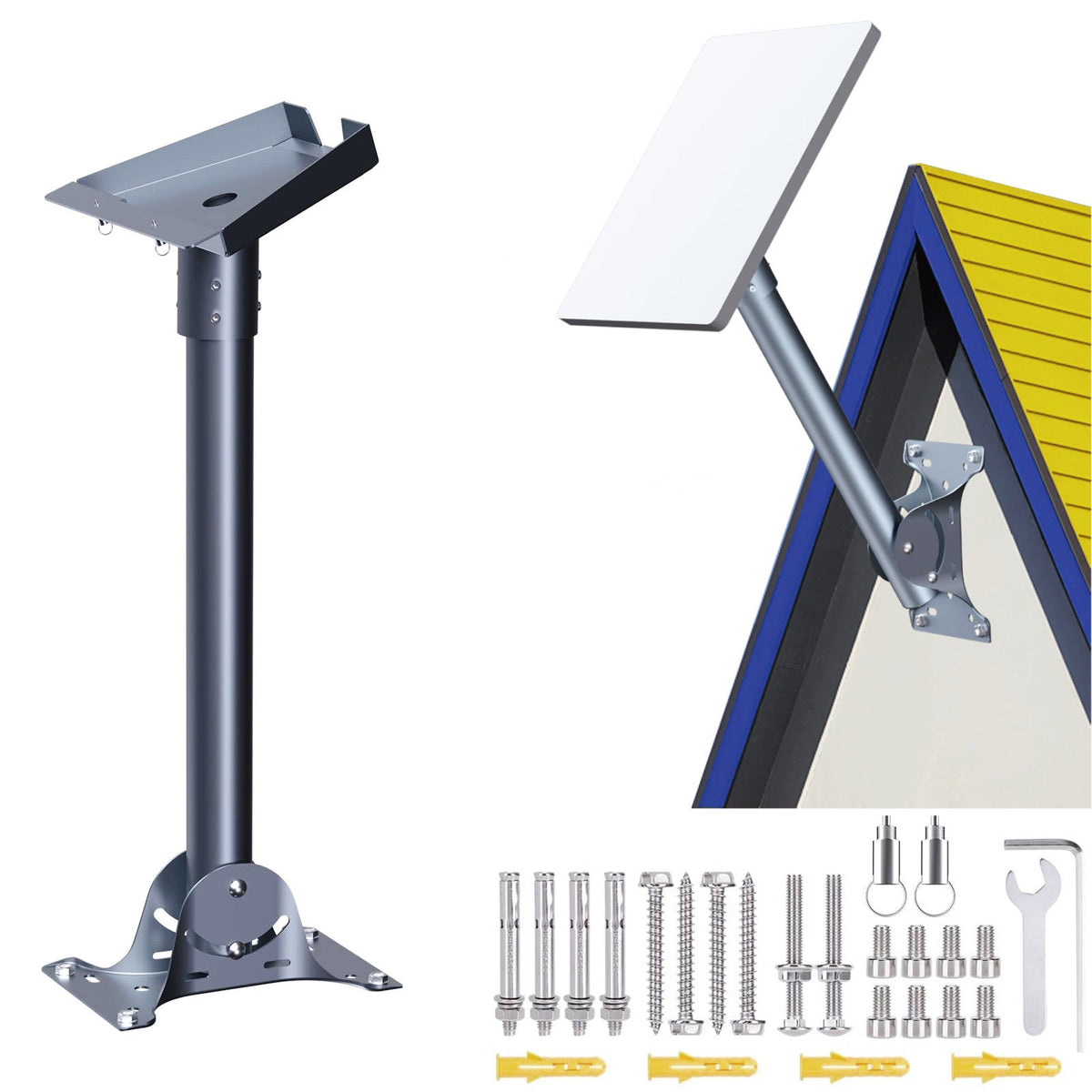 Supporto Da Tetto Pesante Per Starlink Gen 3 Standard & Enterprise – Pivot Mount - Foto 2
