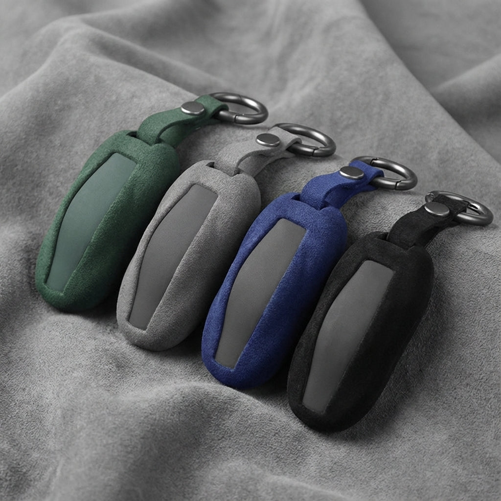 Alcantara Key Fob Cover for Tesla Model 3/Y/S/X | Full Protection - Tesery Official Store