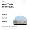 All-Weather Car Cover for Model 3/Y/S | Waterproof Oxford - Tesery Official Store