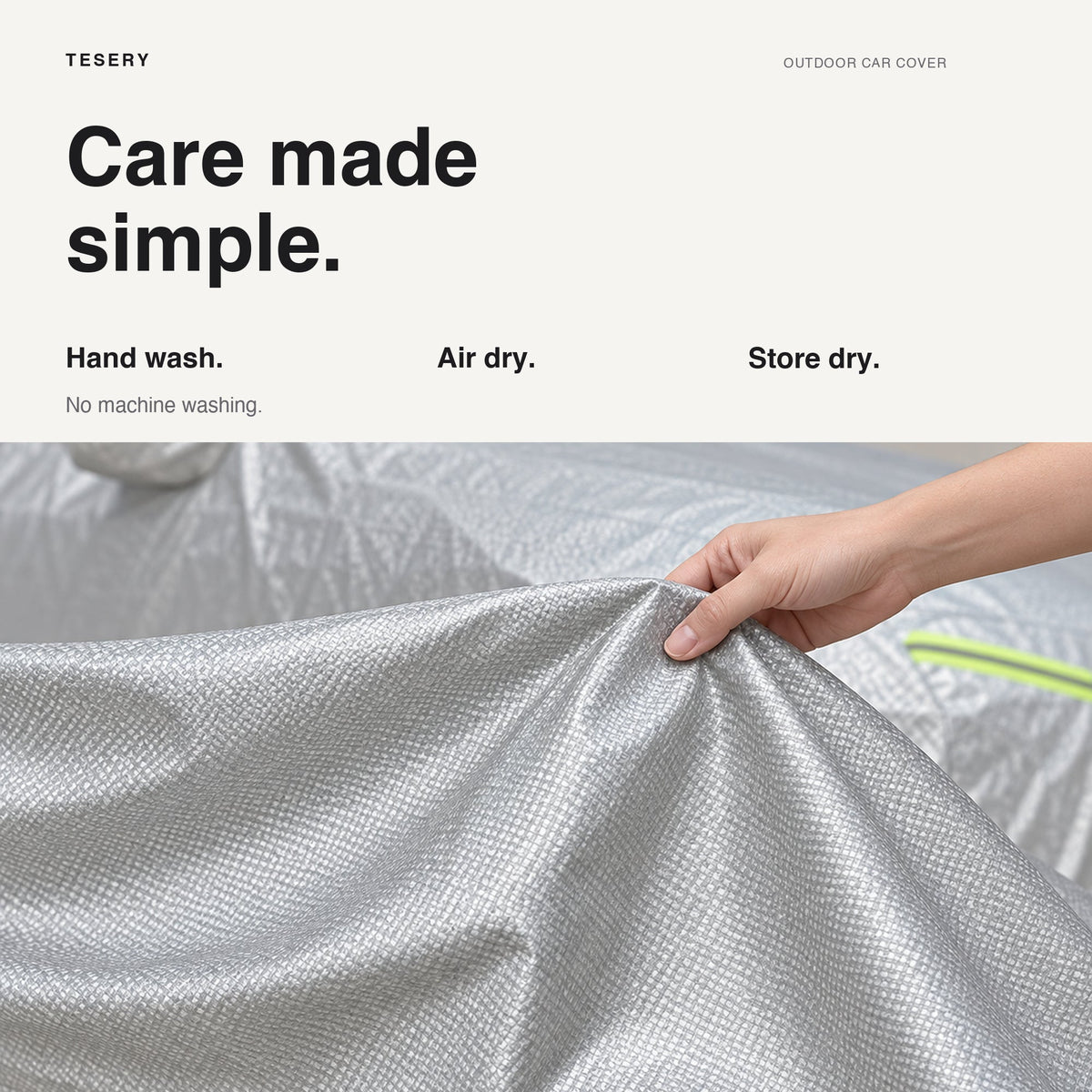 All-Weather Car Cover for Model 3/Y/S | Waterproof Oxford - Tesery Official Store