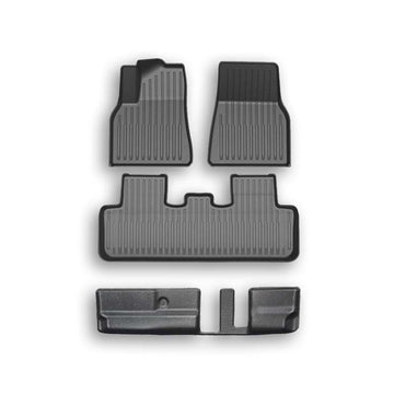 Allwetter-TPE-Fußmatten für Tesla Model Y 7 Sitze 2020-2024 [Linker Ruder]