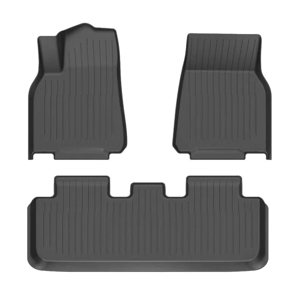 All - Weather TPE Floor Mats for Tesla Model Y Standard (LHD) - Tesery Official Store