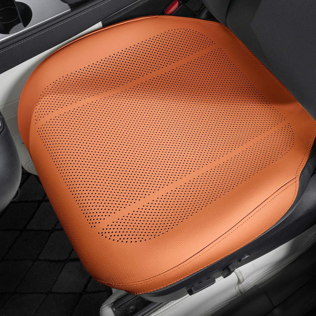 テスラ モデル 3/Y/S/X 用全天候ナッパレザー車シートカバー