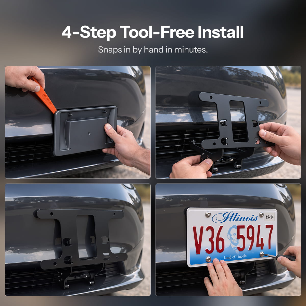 Aluminum Alloy License Plate Frame for Model 3/Y - Tesery Official Store