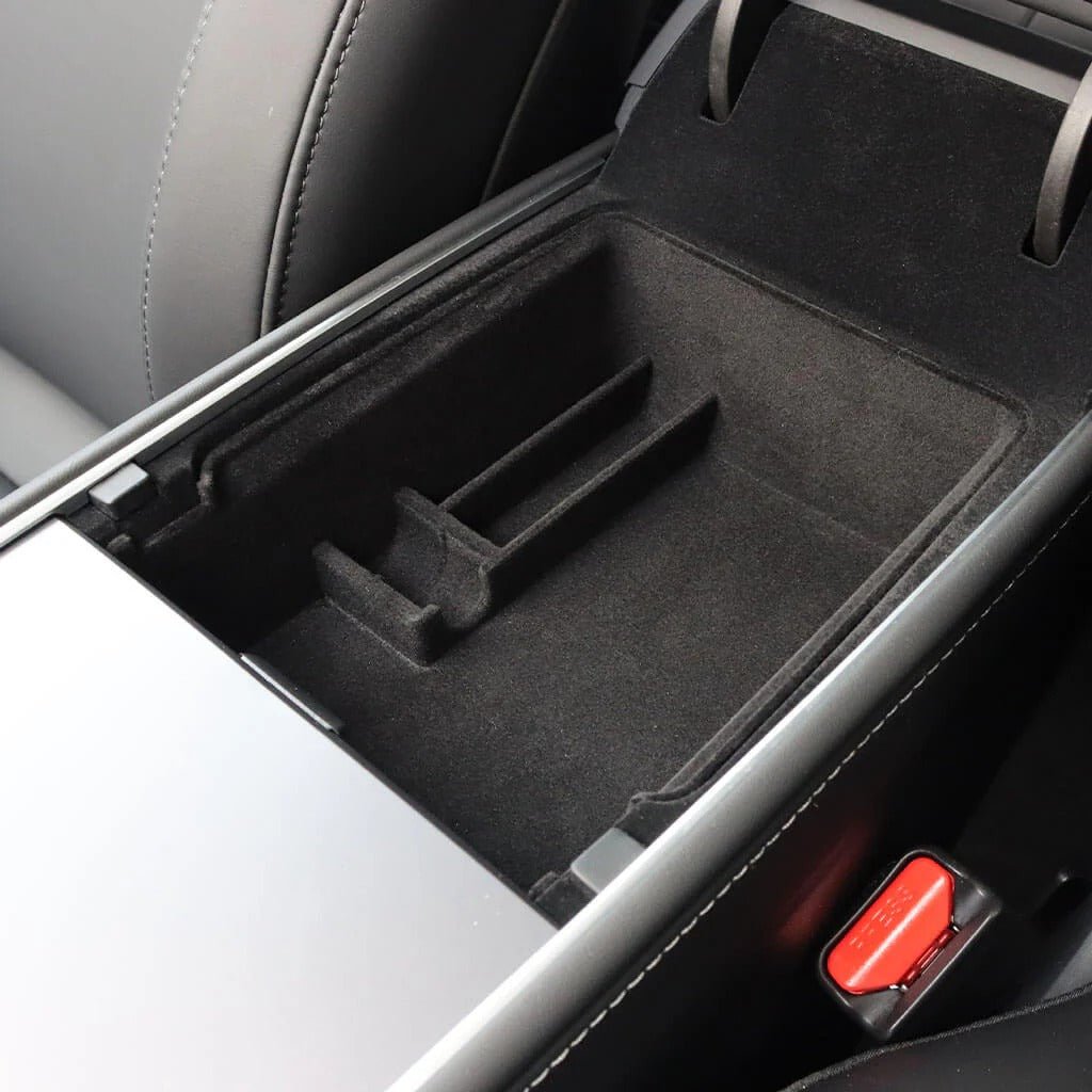 TAPTES Tesla Model 3 Model Y Center Console Organizer, Armsteun TAPTES Tesla Model 3 Model Y Center Console Organizer, Armsteun