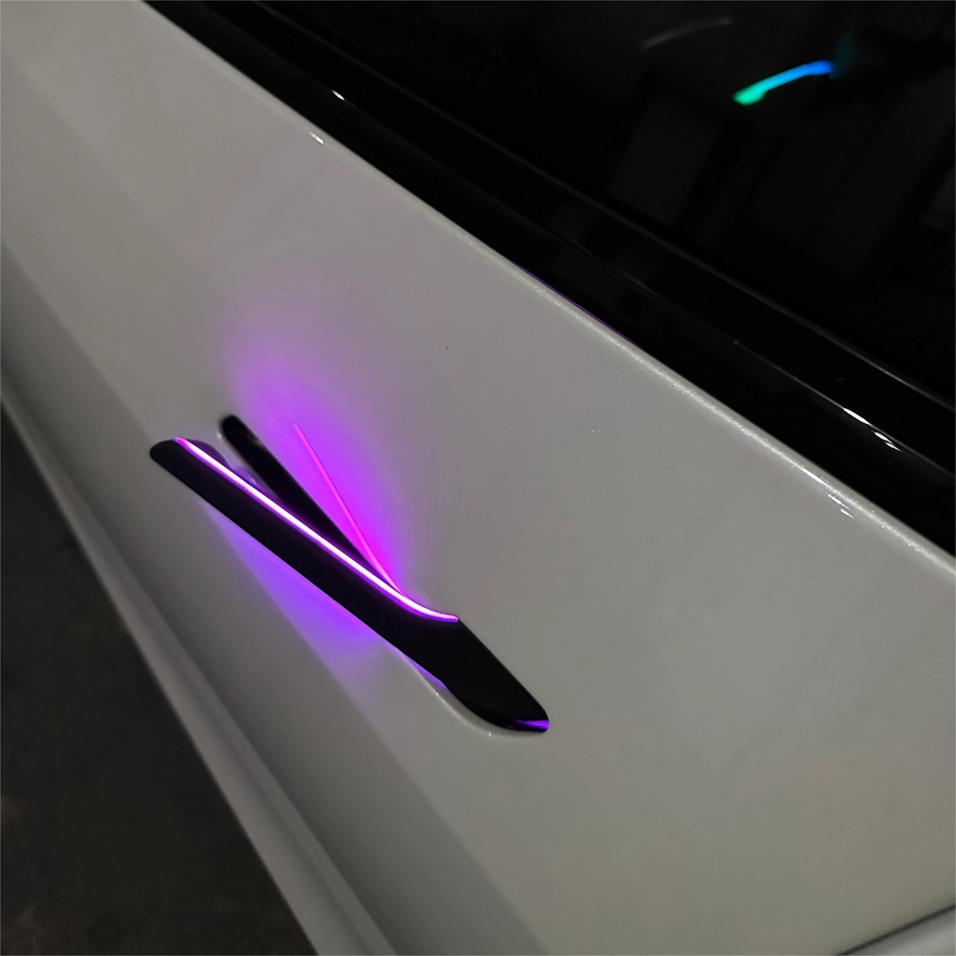 テスラ モデル3/Y 電動オートプレゼントドアハンドル LED付き | 自動