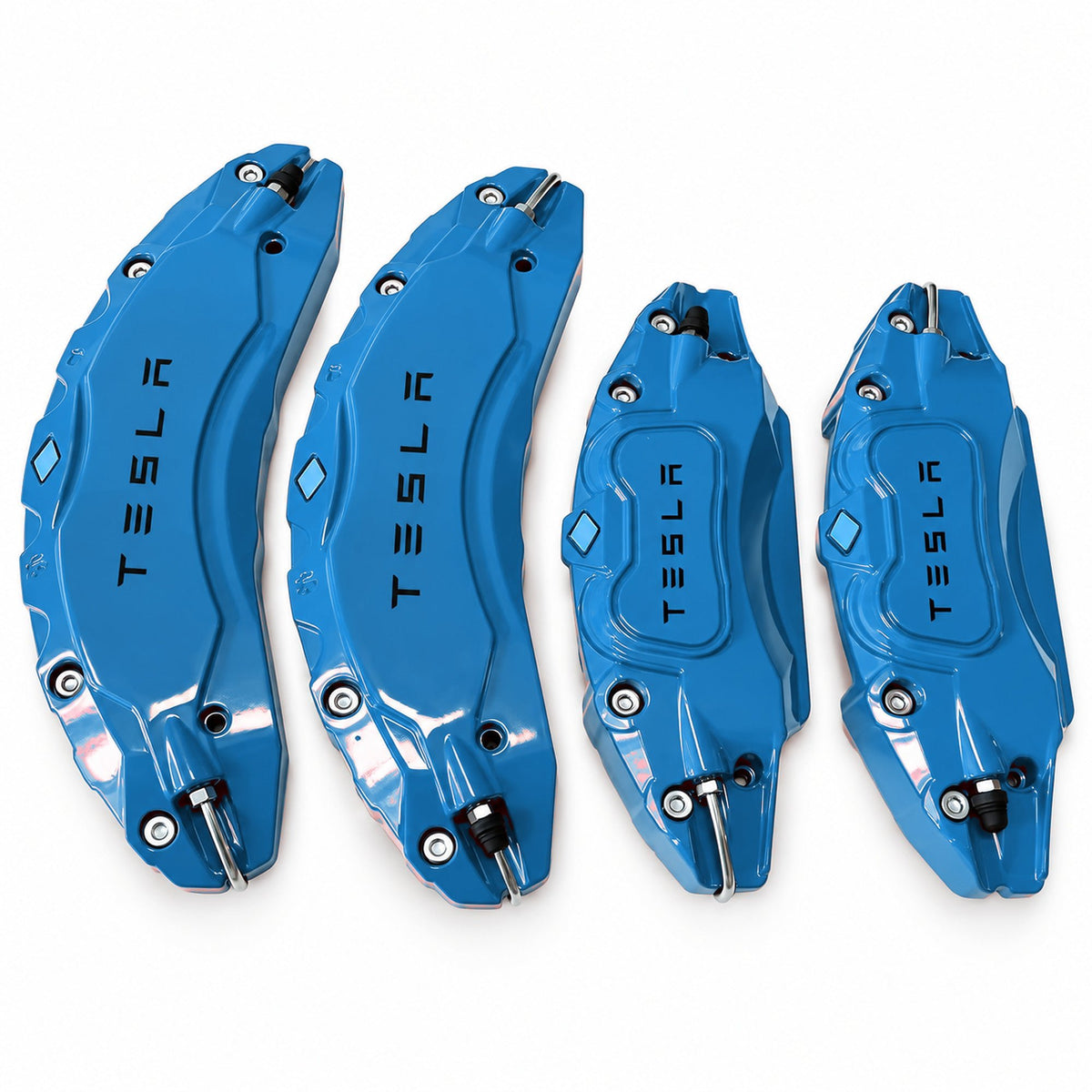 Brake Caliper Covers for Tesla Model S/X | 4-Piece Aluminum Set - Tesery Official Store